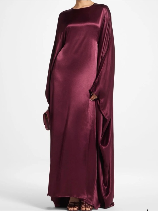 Veiled Dresses & Skirts - Veiled Selene Silk Butterfly Maxi Dress Kaftan Abaya